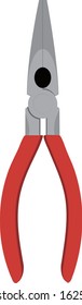 Illustration of red handle pliers