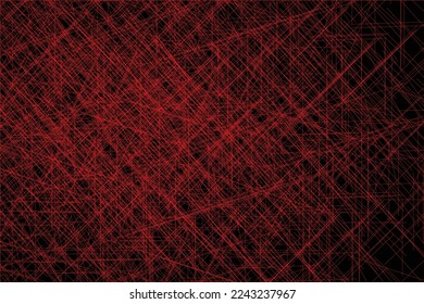 illustration of red line background. abstract