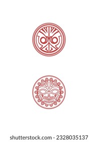 Illustration of red rubber stamp on white background