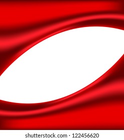 Illustration red satin texture for Valentine's day - vector