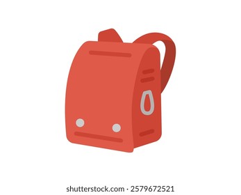 Illustration of a red school bag icon.