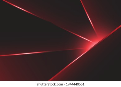 Illustration of red tone abstract background with futuristic design and glowing rim light in vector eps 10