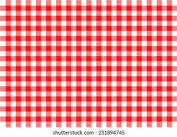 illustration of red traditional gingham concept background