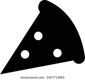  illustration of a red and white shark pizza Slice of pepperoni pizza. Vector clip art illustration with simple gradient