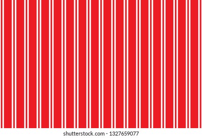 Illustration of red and white stripes, used for backgrounds. -EPS-10.Vector Illustration