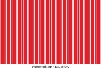 Illustration of red and white stripes, used for backgrounds. -EPS-10.Vector Illustration