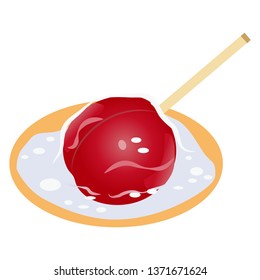 Illustration of the refined sugar