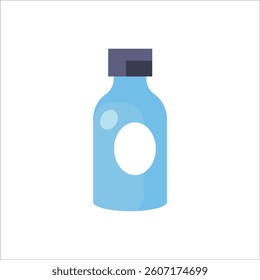 An illustration of a refreshing liquid soap bottle, highlighting its clean and simple design.