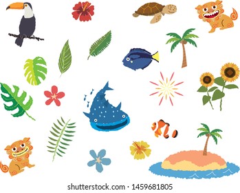 Illustration of refreshing summer image