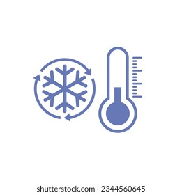 illustration of refrigerant, vector art.