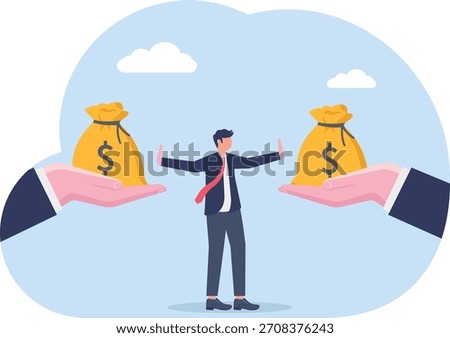 illustration of refusing to be easily satisfied with high market attention and engagement

