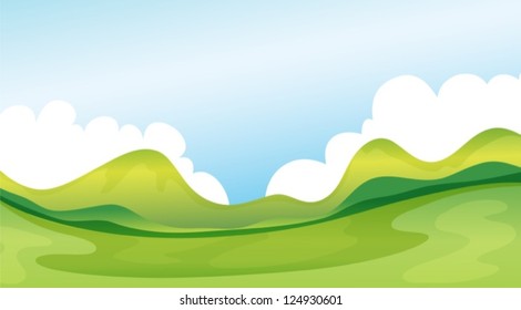 Illustration of a relaxing view
