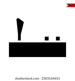 ilustración del icono de glifo de control remoto