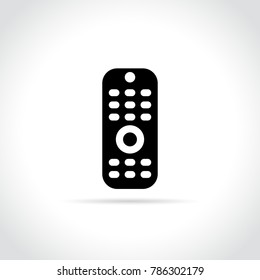Illustration of remote control icon on white background