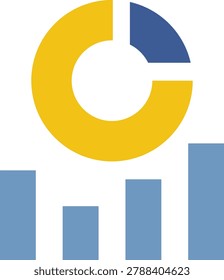 An illustration representing data visualization, featuring pie charts and bar graphs, symbolizing the importance of analytics in decision-making. The design incorporates vibrant colors to enhance readability and engagement.