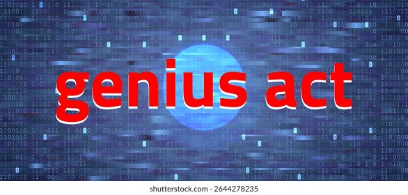 Illustration Representing the GENIUS Act, First US Legislative Bill to Regulate Stablecoins