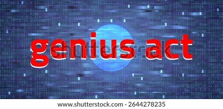 Illustration Representing the GENIUS Act, First US Legislative Bill to Regulate Stablecoins