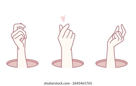 Uma ilustração representando mãos que expressam profundo amor e conexão através de gestos significativos e sinceros