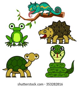 illustration of reptile