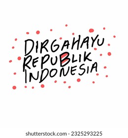 illustration of the republic of Indonesia 