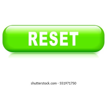 Illustration of reset button on white background