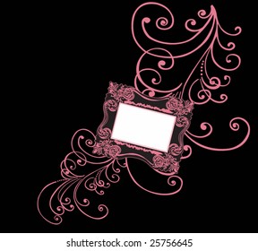 Illustration of a retro background