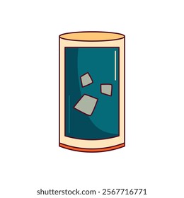 Illustration of Retro Drink Icon