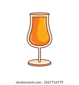 Illustration of Retro Drink Icon