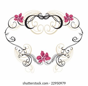 Illustration of a retro frame