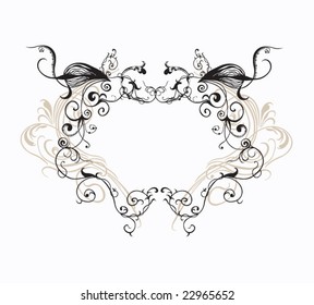 Illustration of a retro frame