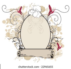 Illustration of a retro frame