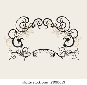 Illustration of a retro frame