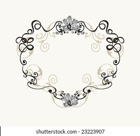 Illustration of a retro frame