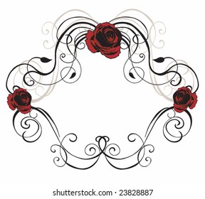 Illustration of a retro frame