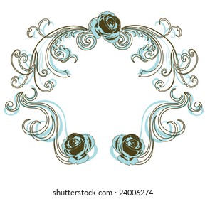 Illustration of a retro frame