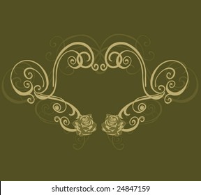 Illustration of a retro frame