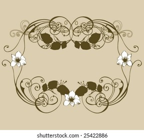 Illustration of a retro frame