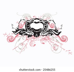 Illustration of a retro frame