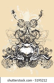 Illustration of a retro frame
