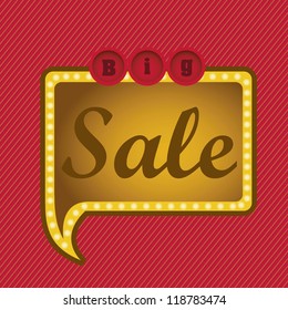 Illustration of retro sale label. Colorful and vintage sale labels. Vector illustration