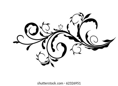 Illustration the retro vintage element for design - vector