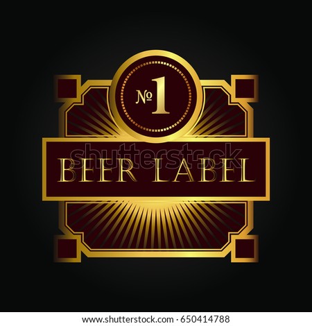 illustration retro vintage label premium labels stock vector