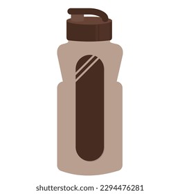 Illustration of a reusable drinking bottle