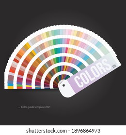 Illustration Of RGB Colors Palette Guide For Graphic And Web Design, Vector Illustration