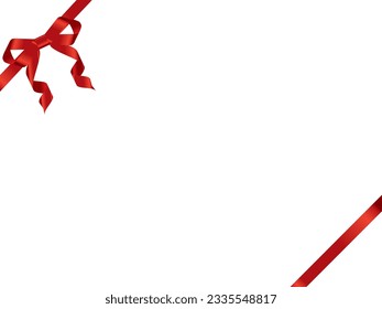 Illustration of a ribbon frame