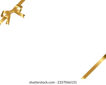 Illustration of a ribbon frame