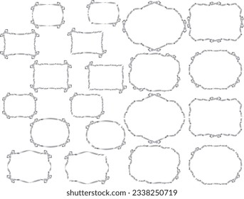 Illustration eines Bandrahmens