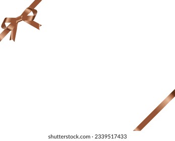 Illustration of a ribbon frame