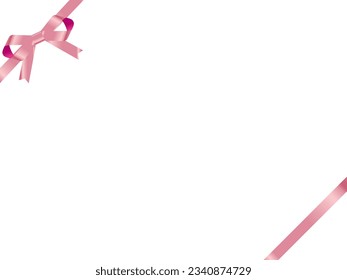 Illustration of a ribbon frame