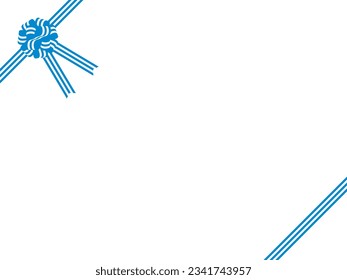 Illustration of a ribbon frame